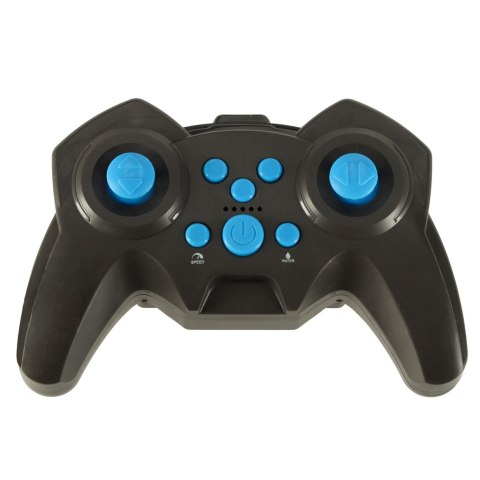 Samochód RC amfibia wodoodporny sterowany gestami ręką + 2 piloty niebieski