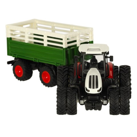 Traktor RC ciągnik rolniczy z przyczepą 2,4G 3,7V 500mAh