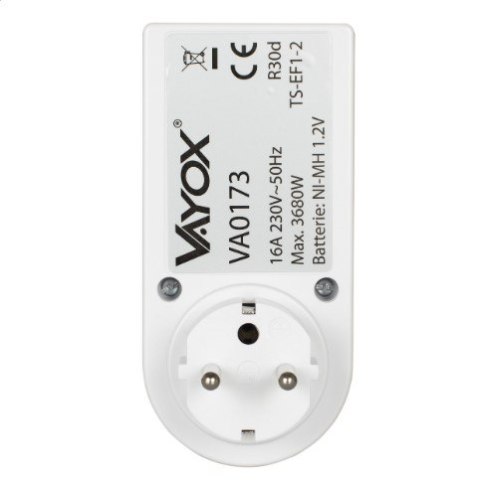 Programator czasowy cyfrowy włącznik wyłącznik prądu TS-EF1-2 VA0173 Vayox