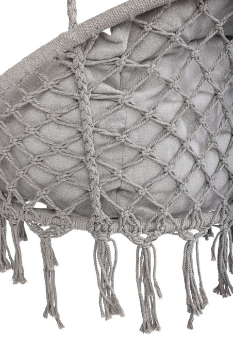 Huśtawka ogrodowa bocianie gniazdo z poduszką XXL szary 150kg Huśtawka ogrodowa bocianie gniazdo z poduszką XXL szary 150kg