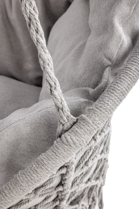 Huśtawka ogrodowa bocianie gniazdo z poduszką XXL szary 150kg Huśtawka ogrodowa bocianie gniazdo z poduszką XXL szary 150kg