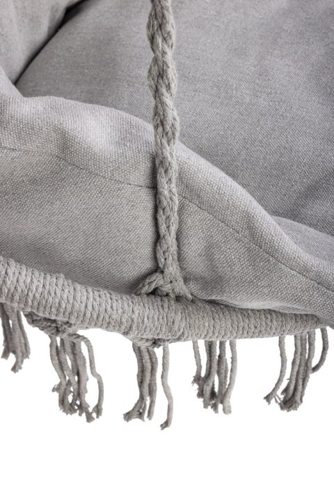 Huśtawka ogrodowa bocianie gniazdo z poduszką XXL szary 150kg Huśtawka ogrodowa bocianie gniazdo z poduszką XXL szary 150kg