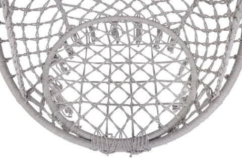 Huśtawka ogrodowa bocianie gniazdo z poduszką XXL szary 150kg Huśtawka ogrodowa bocianie gniazdo z poduszką XXL szary 150kg