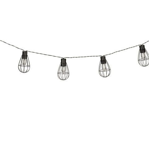 Lampki ogrodowe solarne żarówki girlanda loft 10LED Lampki ogrodowe solarne żarówki girlanda loft 10LED