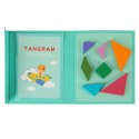 Tangram książeczka magnetyczna układanka montessori klocki gra logiczna 3D