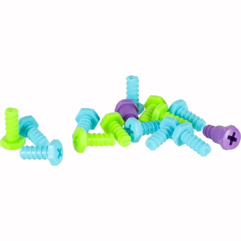 Wkrętarka wiertarka śrubki klocki konstrukcyjne zestaw majsterkowicza walizka 181 elementów