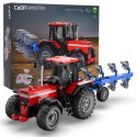 Klocki techniczne CaDA Master 1675 el. Zdalnie sterowany Traktor z pługiem Eric Trax